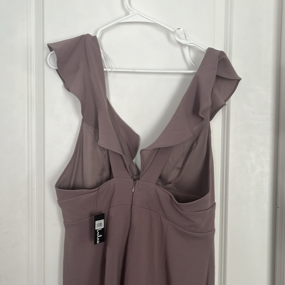 Lulu’s Perfect Opportunity Dress in Lavender/Grey - Picture 3 of 5